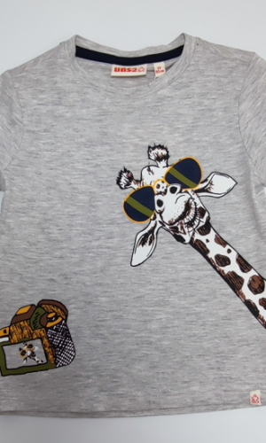 Camiseta  jirafa turista