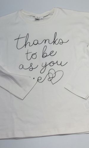 Camiseta  "Thanks to be"