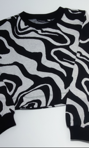 Sudadera print zebra